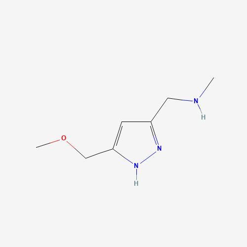1-[5-(methoxymethyl)-1H-pyrazol-3-yl]-N-methylmethanamine (CAS: 1027754-60-4) - Related Chemical Product