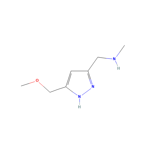 1-[5-(methoxymethyl)-1H-pyrazol-3-yl]-N-methylmethanamine (CAS: 1027754-60-4) - Related Chemical Product