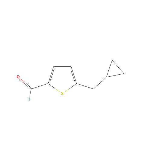 5-(cyclopropylmethyl)thiophene-2-carbaldehyde (CAS: 1522107-23-8) - Related Chemical Product