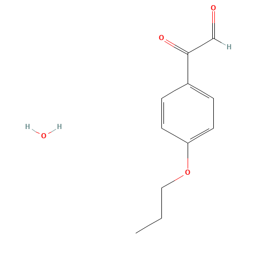 2-oxo-2-(4-propoxyphenyl)acetaldehyde;hydrate (CAS: 99433-68-8) - Related Chemical Product