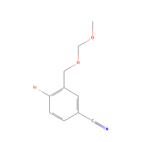 4-bromo-3-(methoxymethoxymethyl)benzonitrile (CAS: 905710-72-7) - Related Chemical Product