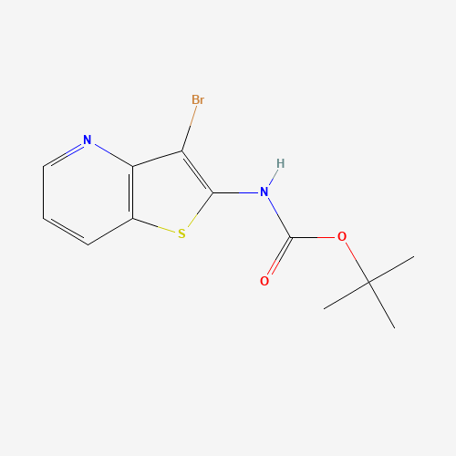 tert-butyl N-(3-bromothieno[3,2-b]pyridin-2-yl)carbamate (CAS: 1104630-94-5) - Related Chemical Product