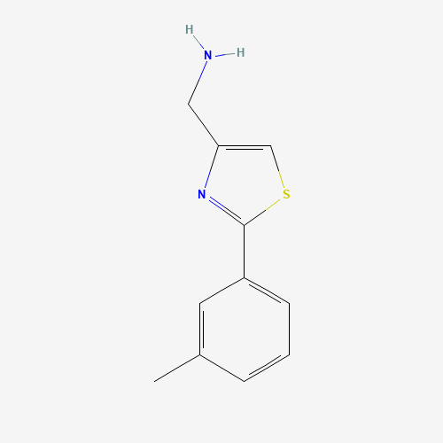 [2-(3-methylphenyl)-1,3-thiazol-4-yl]methanamine (CAS: 89152-85-2) - Related Chemical Product