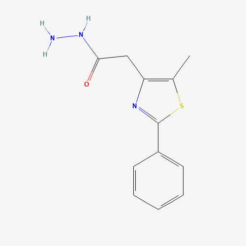 2-(5-methyl-2-phenyl-1,3-thiazol-4-yl)acetohydrazide (CAS: 300664-52-2) - Related Chemical Product