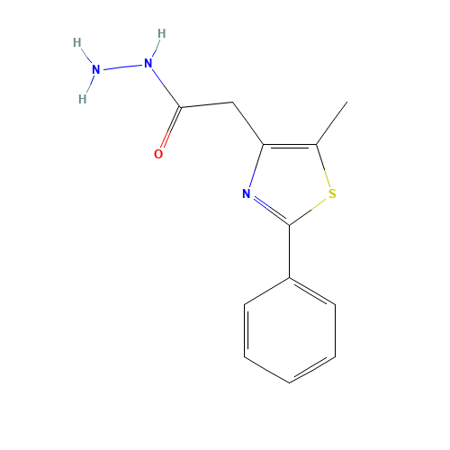 2-(5-methyl-2-phenyl-1,3-thiazol-4-yl)acetohydrazide (CAS: 300664-52-2) - Related Chemical Product