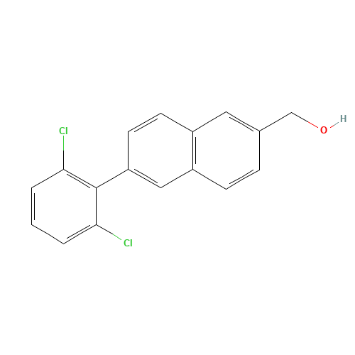 [6-(2,6-dichlorophenyl)naphthalen-2-yl]methanol (CAS: 623147-33-1) - Related Chemical Product