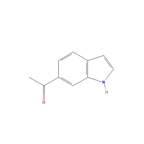 1-(1H-indol-6-yl)ethanone (CAS: 81223-73-6) - Chemical Structure and Molecular Formula 