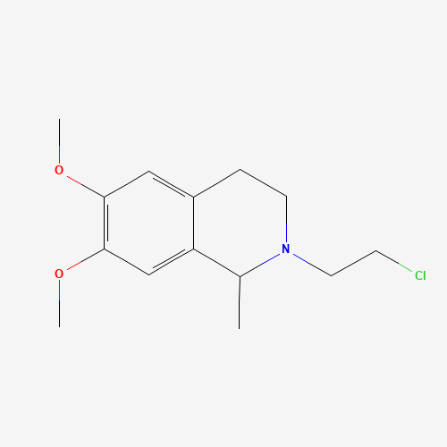 2-(2-chloroethyl)-6,7-dimethoxy-1-methyl-3,4-dihydro-1H-isoquinoline (CAS: 500266-66-0) - Related Chemical Product