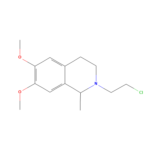 2-(2-chloroethyl)-6,7-dimethoxy-1-methyl-3,4-dihydro-1H-isoquinoline (CAS: 500266-66-0) - Related Chemical Product