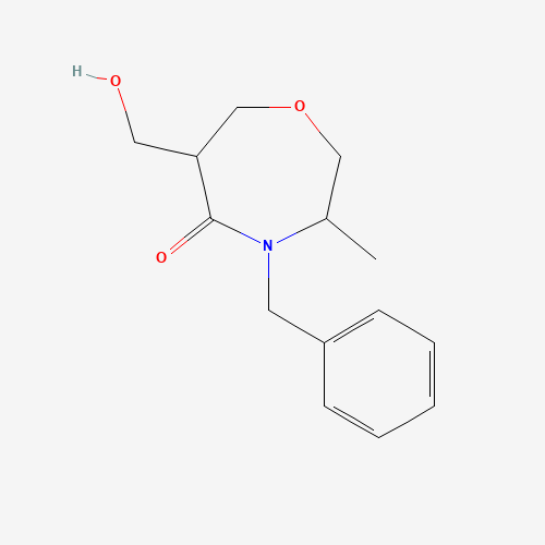 4-benzyl-6-(hydroxymethyl)-3-methyl-1,4-oxazepan-5-one (CAS: 1224374-26-8) - Related Chemical Product