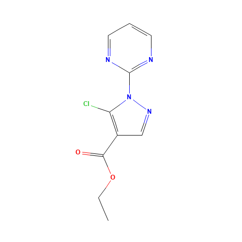 ethyl 5-chloro-1-pyrimidin-2-ylpyrazole-4-carboxylate (CAS: 104909-40-2) - Related Chemical Product