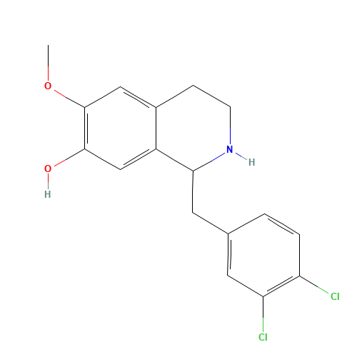 1-[(3,4-dichlorophenyl)methyl]-6-methoxy-1,2,3,4-tetrahydroisoquinolin-7-ol (CAS: 462070-45-7) - Related Chemical Product