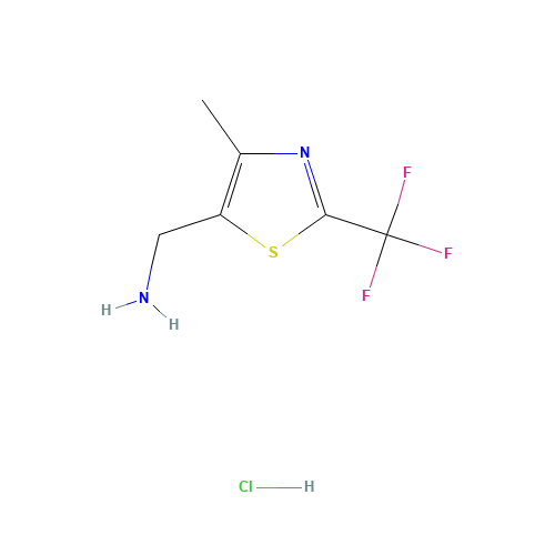 [4-methyl-2-(trifluoromethyl)-1,3-thiazol-5-yl]methanamine;hydrochloride (CAS: 1263281-85-1) - Related Chemical Product