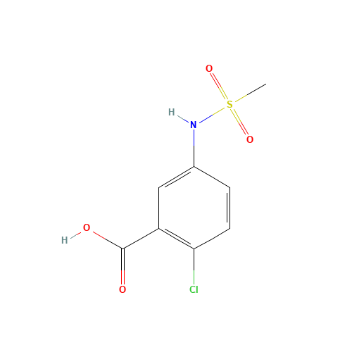 2-chloro-5-(methanesulfonamido)benzoic acid (CAS: 450368-37-3) - Related Chemical Product