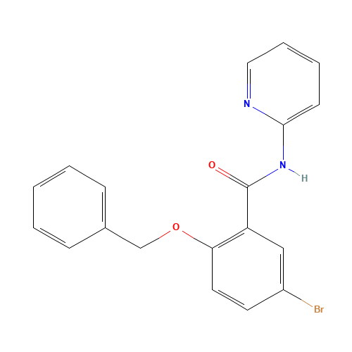 5-bromo-2-phenylmethoxy-N-pyridin-2-ylbenzamide (CAS: 1285513-68-9) - Related Chemical Product