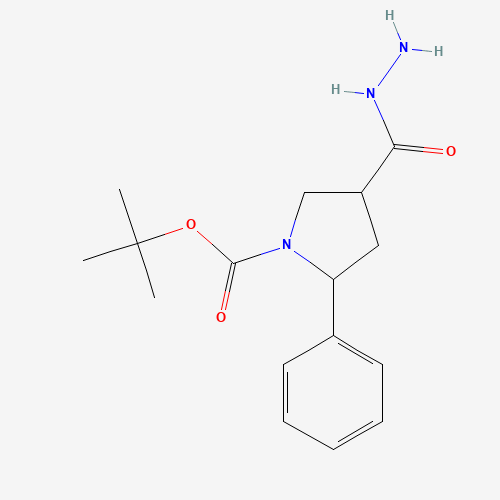 tert-butyl 4-(hydrazinecarbonyl)-2-phenylpyrrolidine-1-carboxylate (CAS: 885277-93-0) - Related Chemical Product