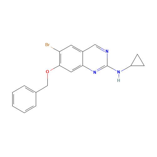 6-bromo-N-cyclopropyl-7-phenylmethoxyquinazolin-2-amine (CAS: 1191932-51-0) - Related Chemical Product