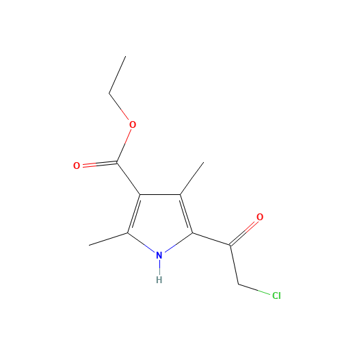 ethyl 5-(2-chloroacetyl)-2,4-dimethyl-1H-pyrrole-3-carboxylate (CAS: 950-86-7) - Related Chemical Product