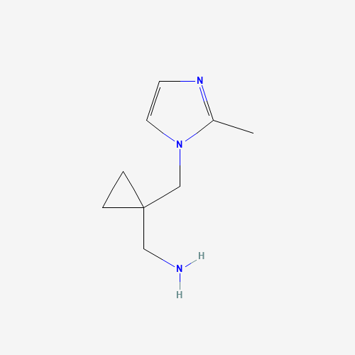 [1-[(2-methylimidazol-1-yl)methyl]cyclopropyl]methanamine (CAS: 959239-97-5) - Related Chemical Product