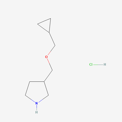 3-(cyclopropylmethoxymethyl)pyrrolidine;hydrochloride (CAS: 1220038-74-3) - Related Chemical Product