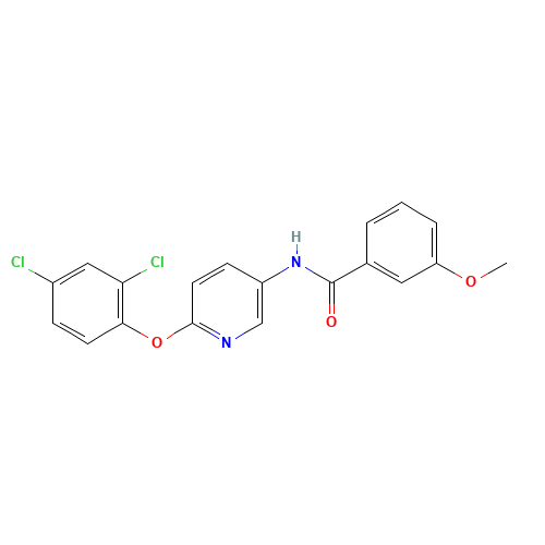 N-[6-(2,4-dichlorophenoxy)pyridin-3-yl]-3-methoxybenzamide (CAS: 224809-51-2) - Related Chemical Product
