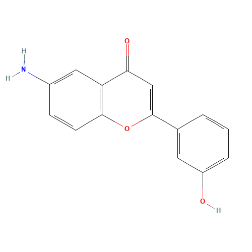 6-amino-2-(3-hydroxyphenyl)chromen-4-one (CAS: 107917-99-7) - Related Chemical Product