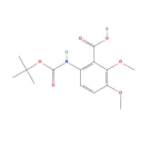 2,3-dimethoxy-6-[(2-methylpropan-2-yl)oxycarbonylamino]benzoic acid (CAS: 106107-48-6) - Related Chemical Product