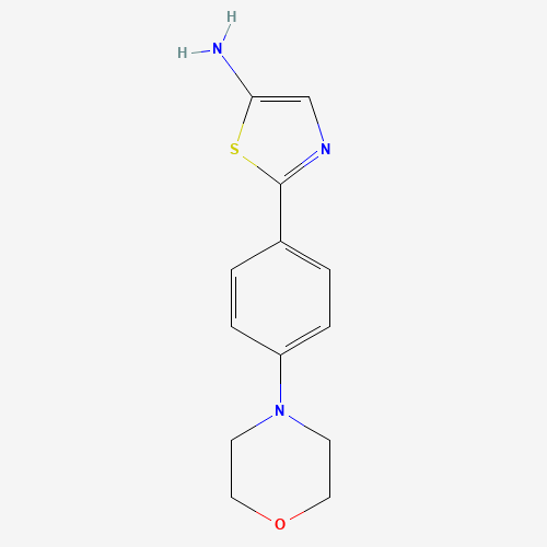 2-(4-morpholin-4-ylphenyl)-1,3-thiazol-5-amine (CAS: 1542259-00-6) - Related Chemical Product