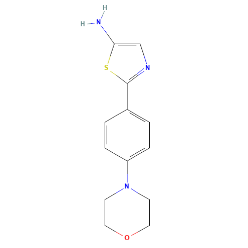 2-(4-morpholin-4-ylphenyl)-1,3-thiazol-5-amine (CAS: 1542259-00-6) - Related Chemical Product