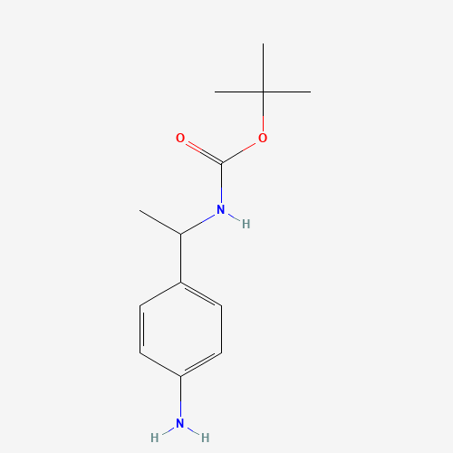 tert-butyl N-[1-(4-aminophenyl)ethyl]carbamate (CAS: 643086-68-4) - Related Chemical Product