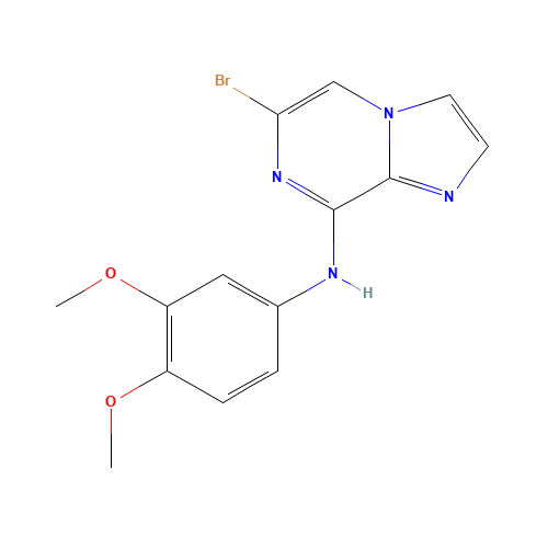 6-bromo-N-(3,4-dimethoxyphenyl)imidazo[1,2-a]pyrazin-8-amine (CAS: 1181329-13-4) - Related Chemical Product