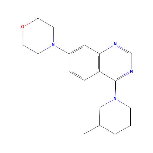 4-[4-(3-methylpiperidin-1-yl)quinazolin-7-yl]morpholine (CAS: 1334600-96-2) - Related Chemical Product