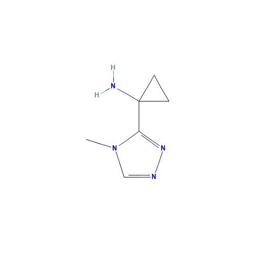 1-(4-methyl-1,2,4-triazol-3-yl)cyclopropan-1-amine (CAS: 1019258-84-4) - Related Chemical Product