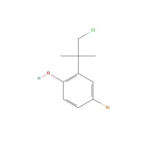 4-bromo-2-(1-chloro-2-methylpropan-2-yl)phenol (CAS: 623175-71-3) - Related Chemical Product