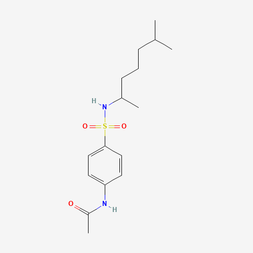 N-[4-(6-methylheptan-2-ylsulfamoyl)phenyl]acetamide (CAS: 294885-57-7) - Related Chemical Product