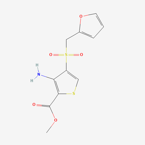 methyl 3-amino-4-(furan-2-ylmethylsulfonyl)thiophene-2-carboxylate (CAS: 690632-80-5) - Related Chemical Product