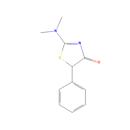2-(dimethylamino)-5-phenyl-1,3-thiazol-4-one (CAS: 1762-63-6) - Related Chemical Product