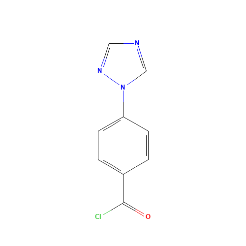 4-(1,2,4-triazol-1-yl)benzoyl chloride (CAS: 162848-17-1) - Related Chemical Product