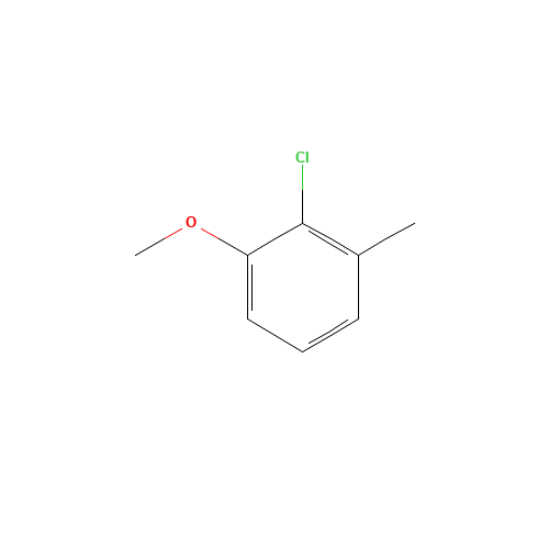 2-chloro-1-methoxy-3-methylbenzene (CAS: 90807-19-5) - Chemical Structure and Molecular Formula 