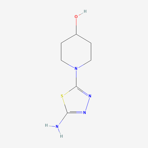 1-(5-amino-1,3,4-thiadiazol-2-yl)piperidin-4-ol (CAS: 1020658-53-0) - Related Chemical Product
