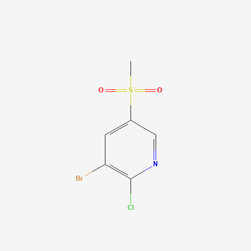 3-bromo-2-chloro-5-methylsulfonylpyridine (CAS: 1001076-86-3) - Related Chemical Product