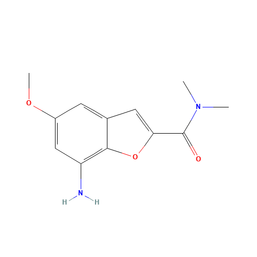 7-amino-5-methoxy-N,N-dimethyl-1-benzofuran-2-carboxamide (CAS: 1373669-56-7) - Related Chemical Product