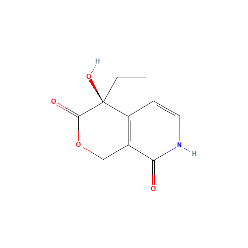 (4S)-4-ethyl-4-hydroxy-1,7-dihydropyrano[3,4-c]pyridine-3,8-dione (CAS: 146683-25-2) - Related Chemical Product