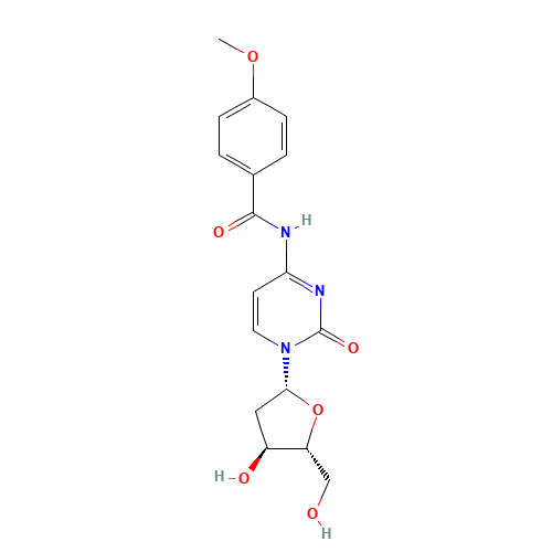 N-[1-[(2R,4S,5R)-4-hydroxy-5-(hydroxymethyl)oxolan-2-yl]-2-oxopyrimidin-4-yl]-4-methoxybenzamide (CAS: 48212-99-3) - Related Chemical Product