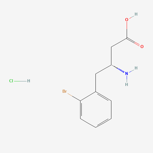 (3R)-3-amino-4-(2-bromophenyl)butanoic acid;hydrochloride (CAS: 401915-60-4) - Related Chemical Product