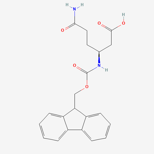 (3S)-6-amino-3-(9H-fluoren-9-ylmethoxycarbonylamino)-6-oxohexanoic acid (CAS: 283160-17-8) - Related Chemical Product