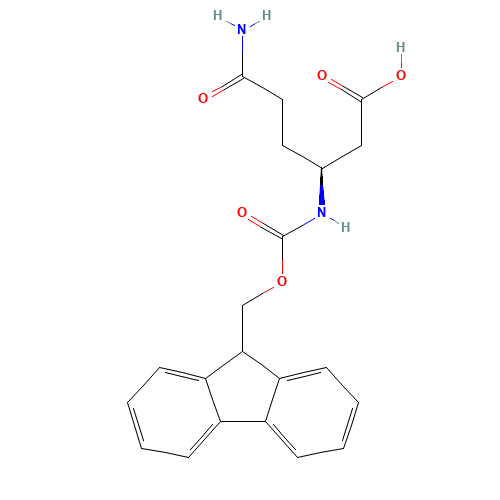 (3S)-6-amino-3-(9H-fluoren-9-ylmethoxycarbonylamino)-6-oxohexanoic acid (CAS: 283160-17-8) - Related Chemical Product