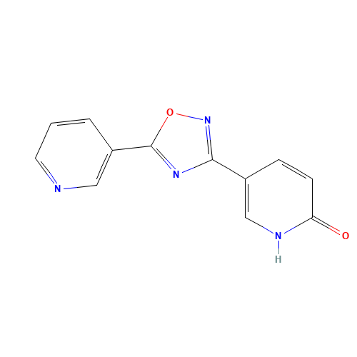 (5E)-5-(5-pyridin-3-yl-1,2,4-oxadiazol-3-ylidene)pyridin-2-one (CAS: 1033724-44-5) - Related Chemical Product