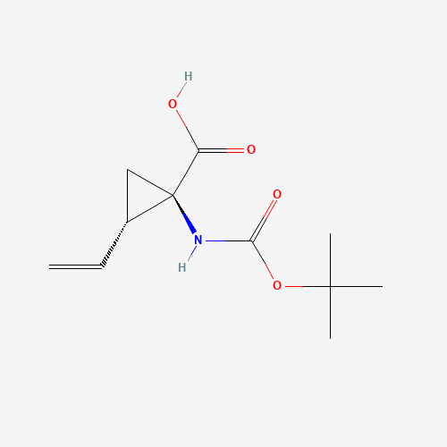 (1R,2S)-2-ethenyl-1-[(2-methylpropan-2-yl)oxycarbonylamino]cyclopropane-1-carboxylic acid (CAS: 159622-10-3) - Related Chemical Product
