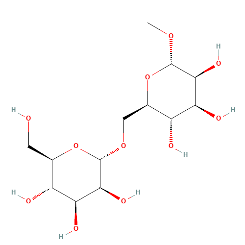 (2R,3S,4S,5S,6S)-2-(hydroxymethyl)-6-[[(2R,3S,4S,5S,6S)-3,4,5-trihydroxy-6-methoxyoxan-2-yl]methoxy]oxane-3,4,5-triol (CAS: 78962-39-7) - Related Chemical Product